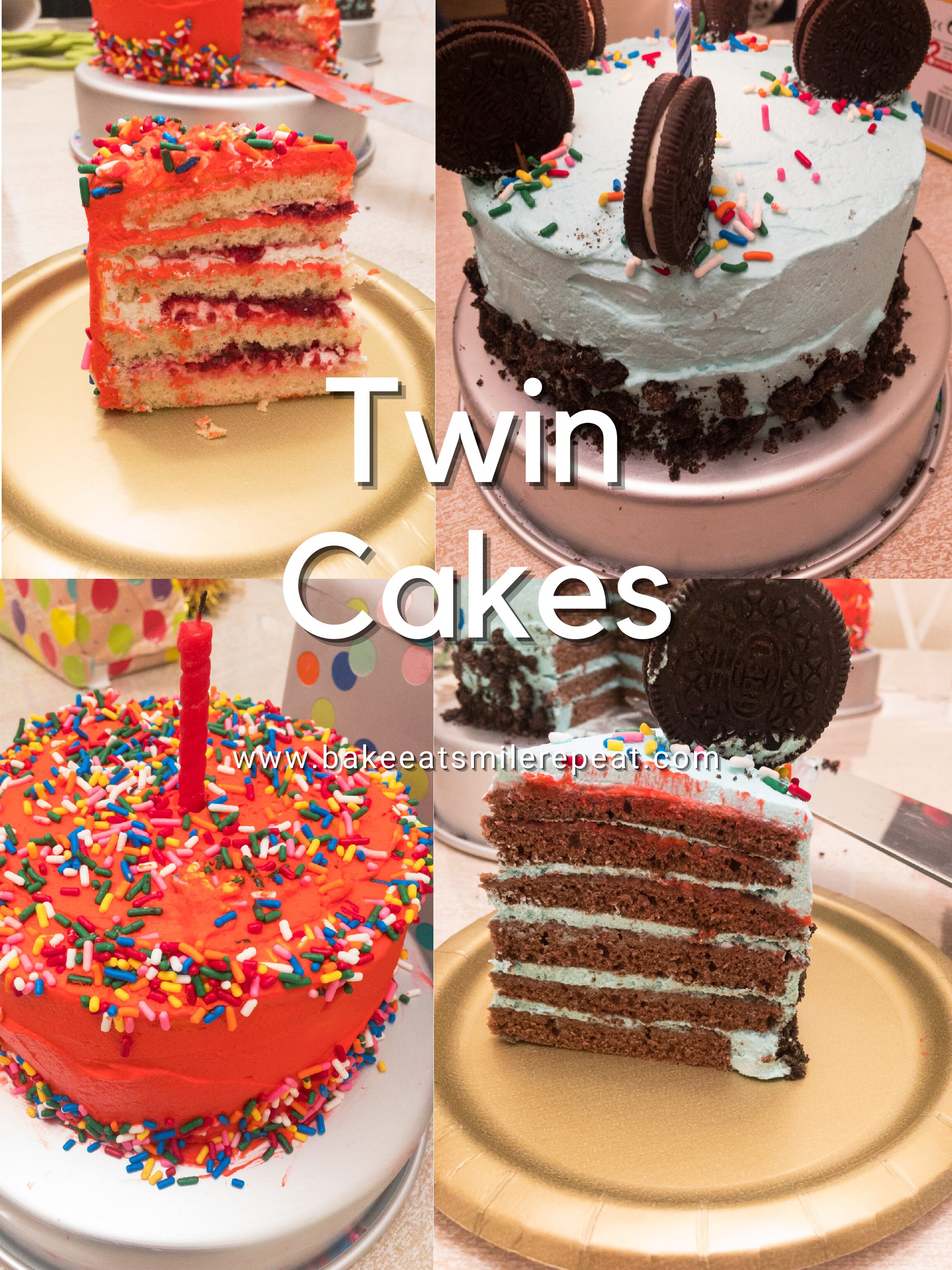 Mini Twin Layer Cakes!
